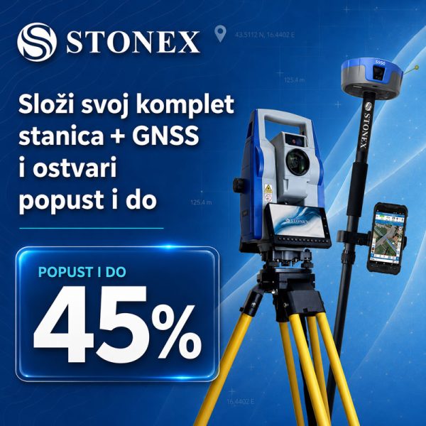 »Složi svoj komplet stanica + GNSS s popustom do 45%