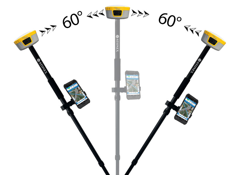 G90 GNSS RTK prijemnik s laserskim daljinomjerom i kamerama - Slika 4