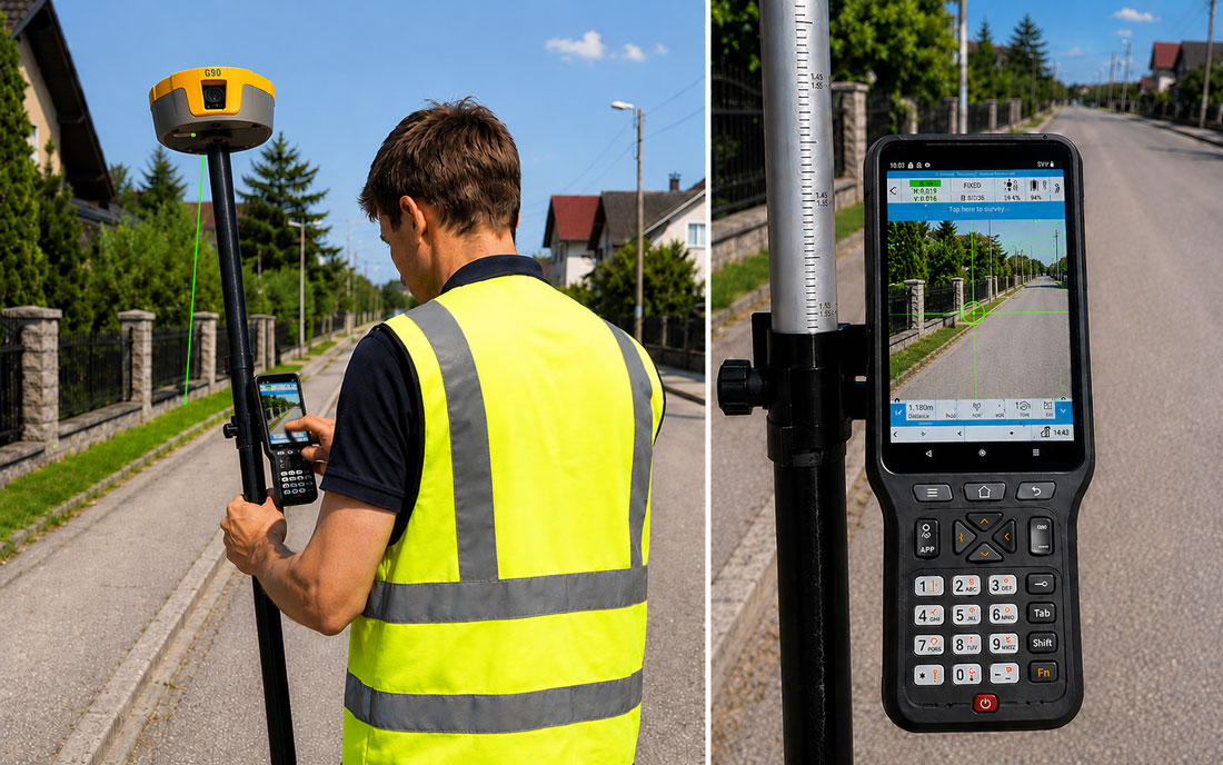 G90 GNSS RTK prijemnik s laserskim daljinomjerom i kamerama - Slika 5